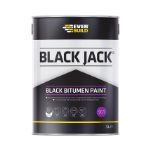 Everbuild Black Jack 901 Black Bitumen Paint 5 litre