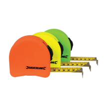Silverline Tools Hi-Viz Contour Tape Measure