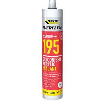 Everbuild Everflex 195 Siliconised Acrylic Sealant