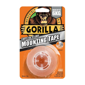 Gorilla Glue UK Gorilla Mounting Tape Crystal Clear