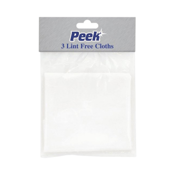 Peek Lint Free Cloths (Pack of 3)