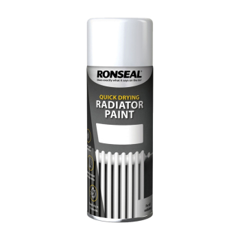 Ronseal Quick Drying Radiator Spray Paint Satin