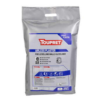Toupret Airless Plaster 25kg (Pallet of 40 Bags)